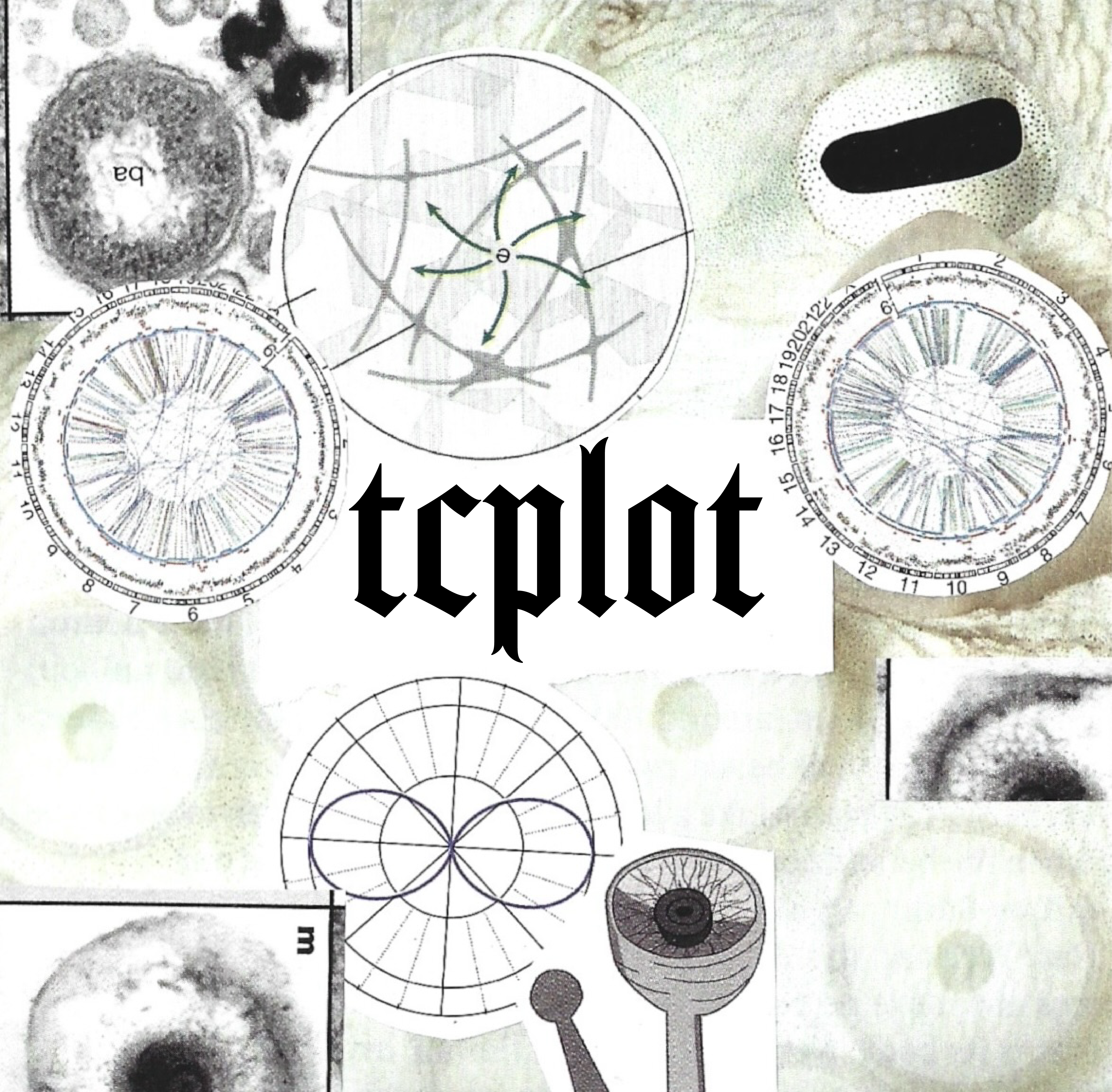 tcplot() data visualization twin cities — collage featuring circular charts, microscopy images, and biological diagrams